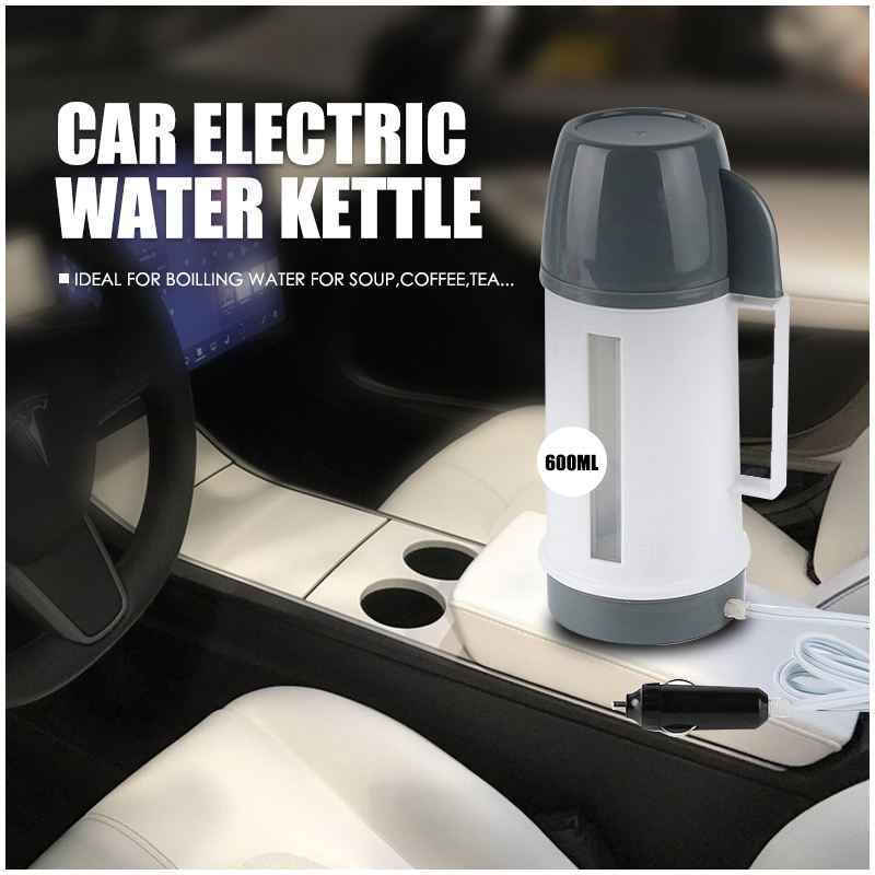 Portable Water Boiler with Cigarette Lighter Plug, 150W/250W